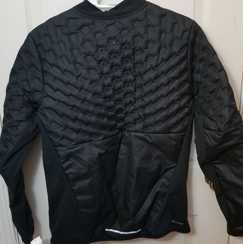 (SOLD) Nike AeroLoft Running Jacket Black Reflective - Picture 2 of 6